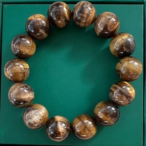 Elegant Tiger Eyes natural gemstone Beaded Bracelet